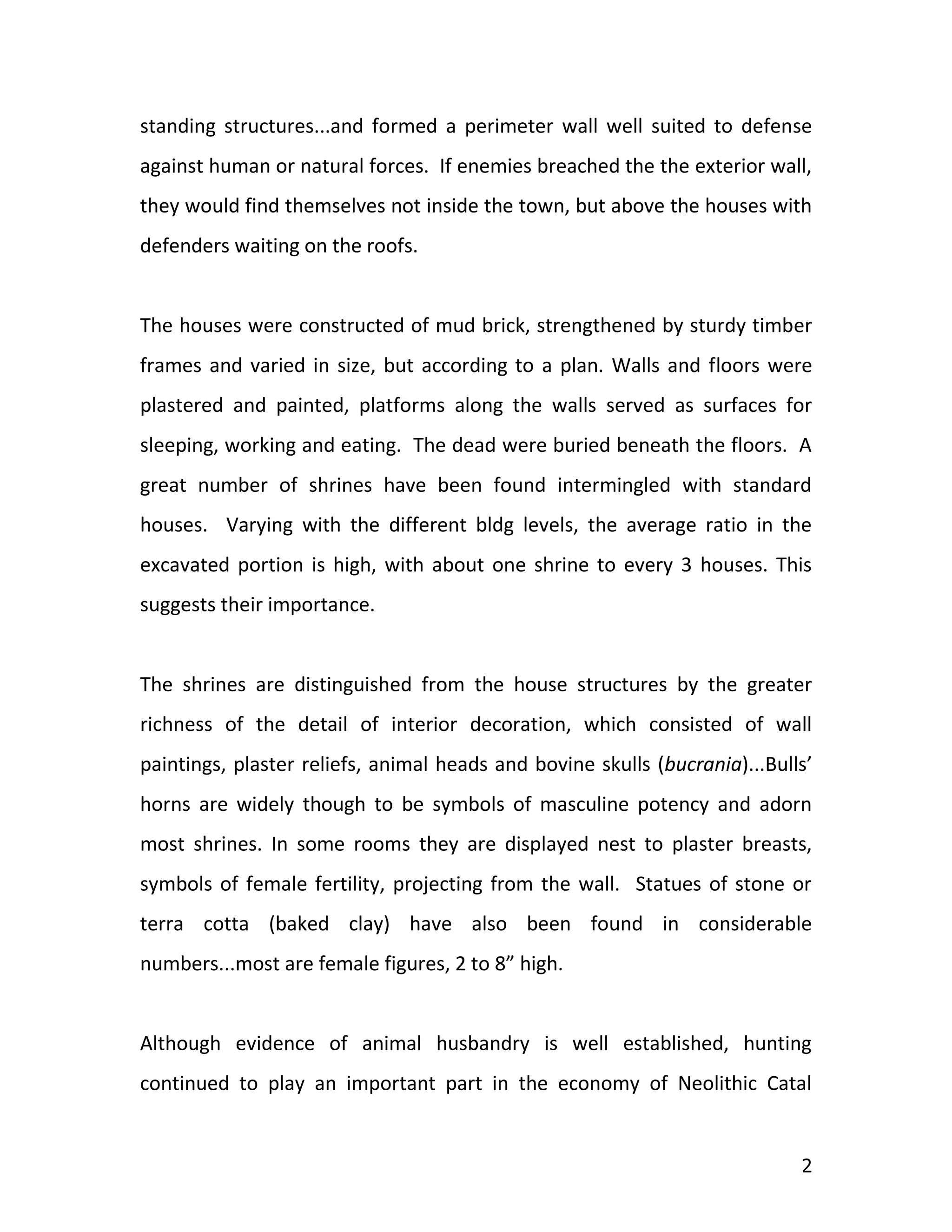 Was Catal Huyuk A Utopia?  Exploring Life In A Neolithic Settlement - lunq86v