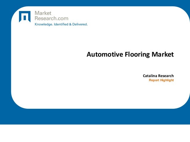 Automotive Flooring Market
Catalina Research
Report Highlight
 