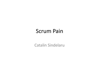 Scrum Pain

Catalin Sindelaru
 