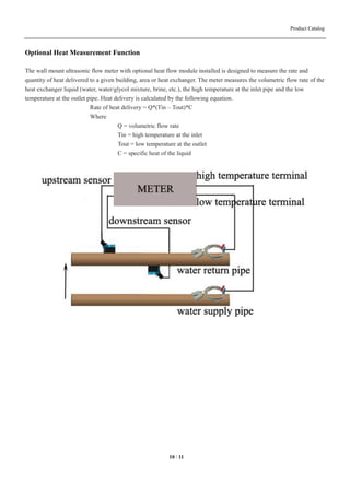 Ultrasonic flow meter catalog | PDF