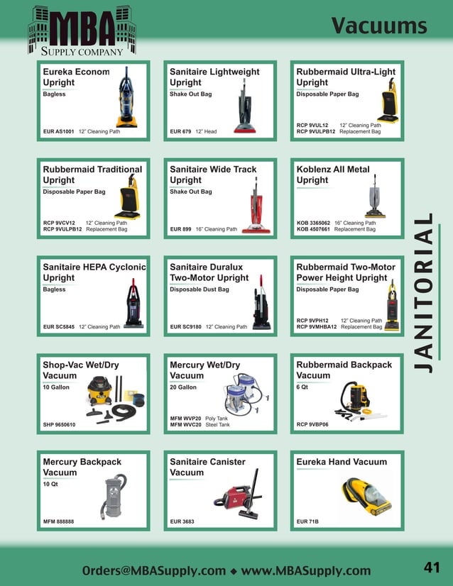 MBA Supply Catalog PDF Logistics Business