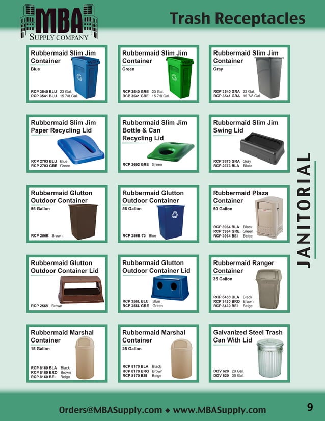 MBA Supply Catalog PDF Logistics Business