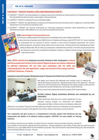 E-Square Lockout Tagout : Catalog 2012-13 | PDF