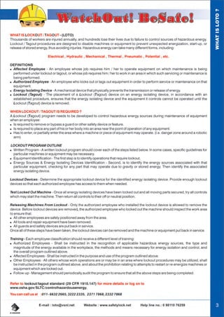 E-Square Lockout Tagout : Catalog 2012-13 | PDF