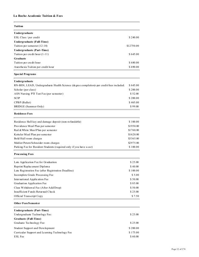 La Roche Catalog 201516