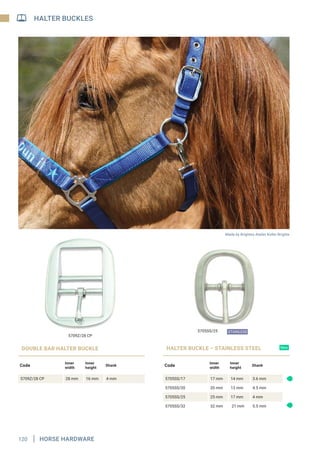 SS 3181/50 STAINLESS
S 3181/50 CP
B3181/50 BRASS
122 HORSE HARDWARE
Blanket Buckles
BLANKET BUCKLES
HORSE BLANKET SURCINGL...