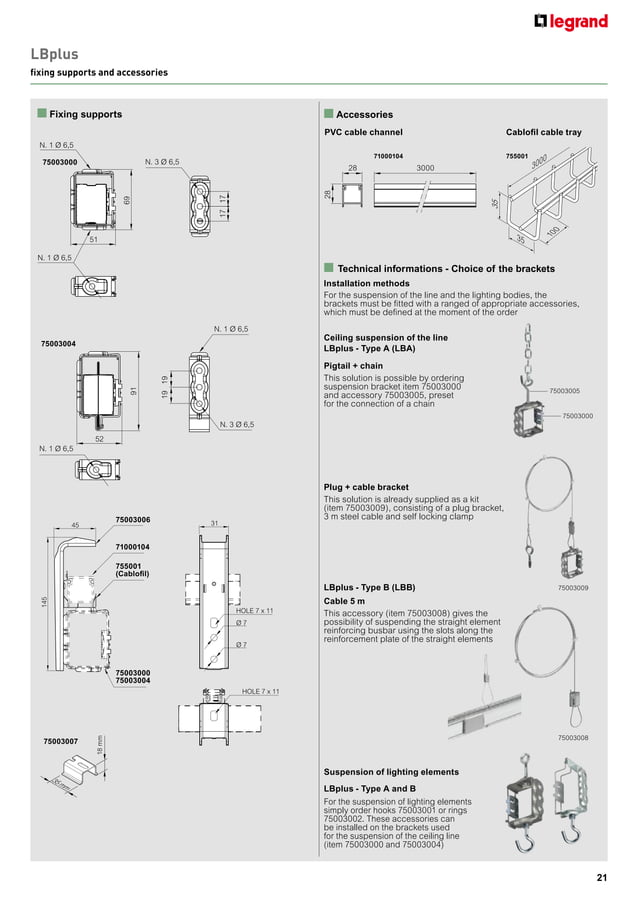 Catalog busbar legrand PDF