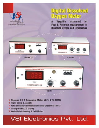Catalog Digital Dissolved Oxygen Meters