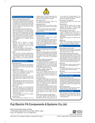 •
•
•
•
•
•
•
•
•
•
•
•
˚
•
•
•
•
•
•
•
•
•
•
•
•
•
•
•
•
Mitsui Sumitomo Bank Ningyo-cho Bldg.,
5-7,Nihonbashi Odemma-cho,Chuo-ku,Tokyo 103-0011,Japan
Phone: +81-3-5847-8011 Fax: +81-3-5847-8172
Information in this catalog is subject to change without notice. Printed in Japan 2007-3 (C07a/K06) CM 50 FIS
Printed on 100% recycled paper
 