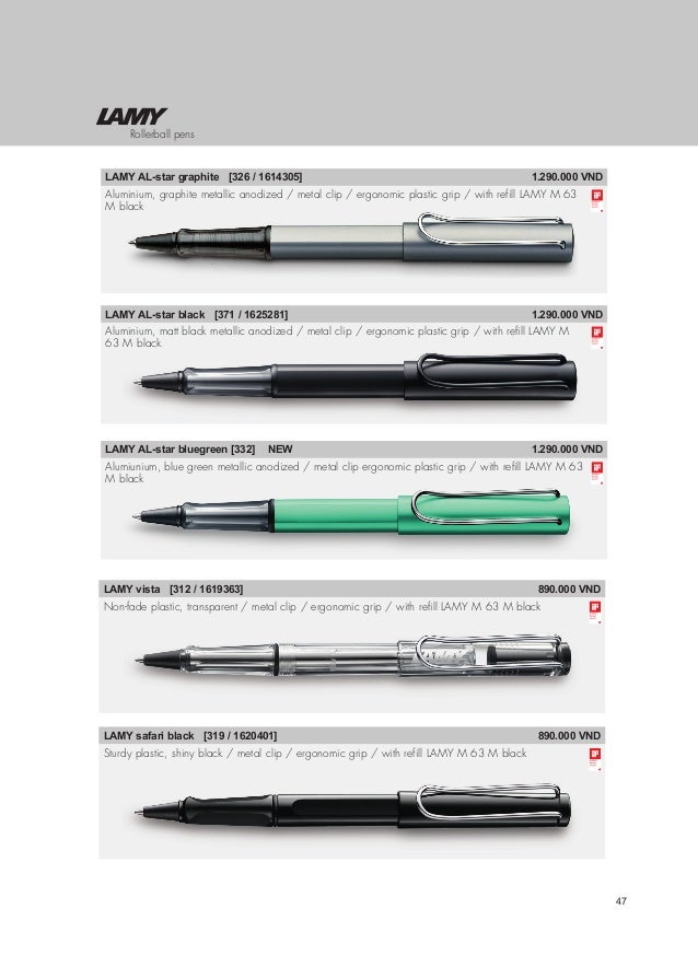 model 331-black ,332-grey LAMY Swift Roller Ballpen Choose 2 Colors