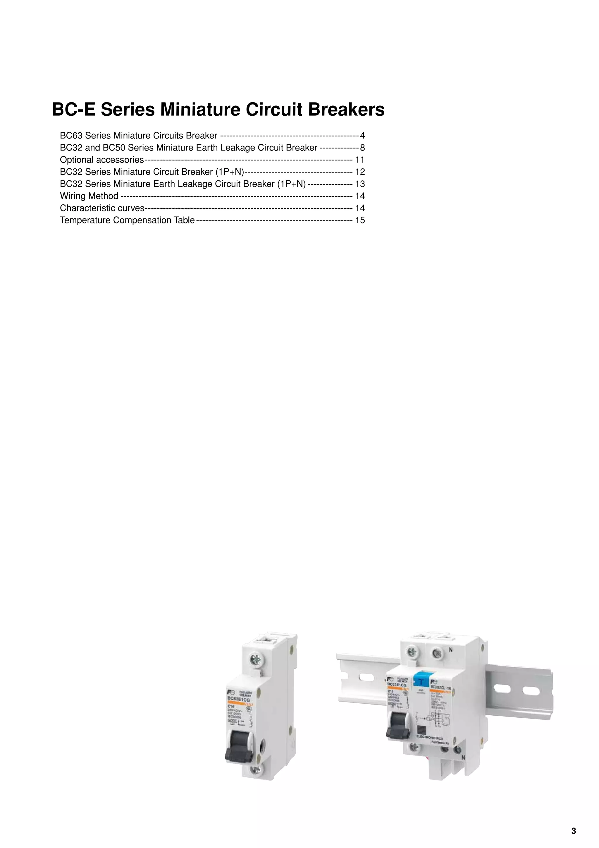 Catalog mcb fuji electric PDF