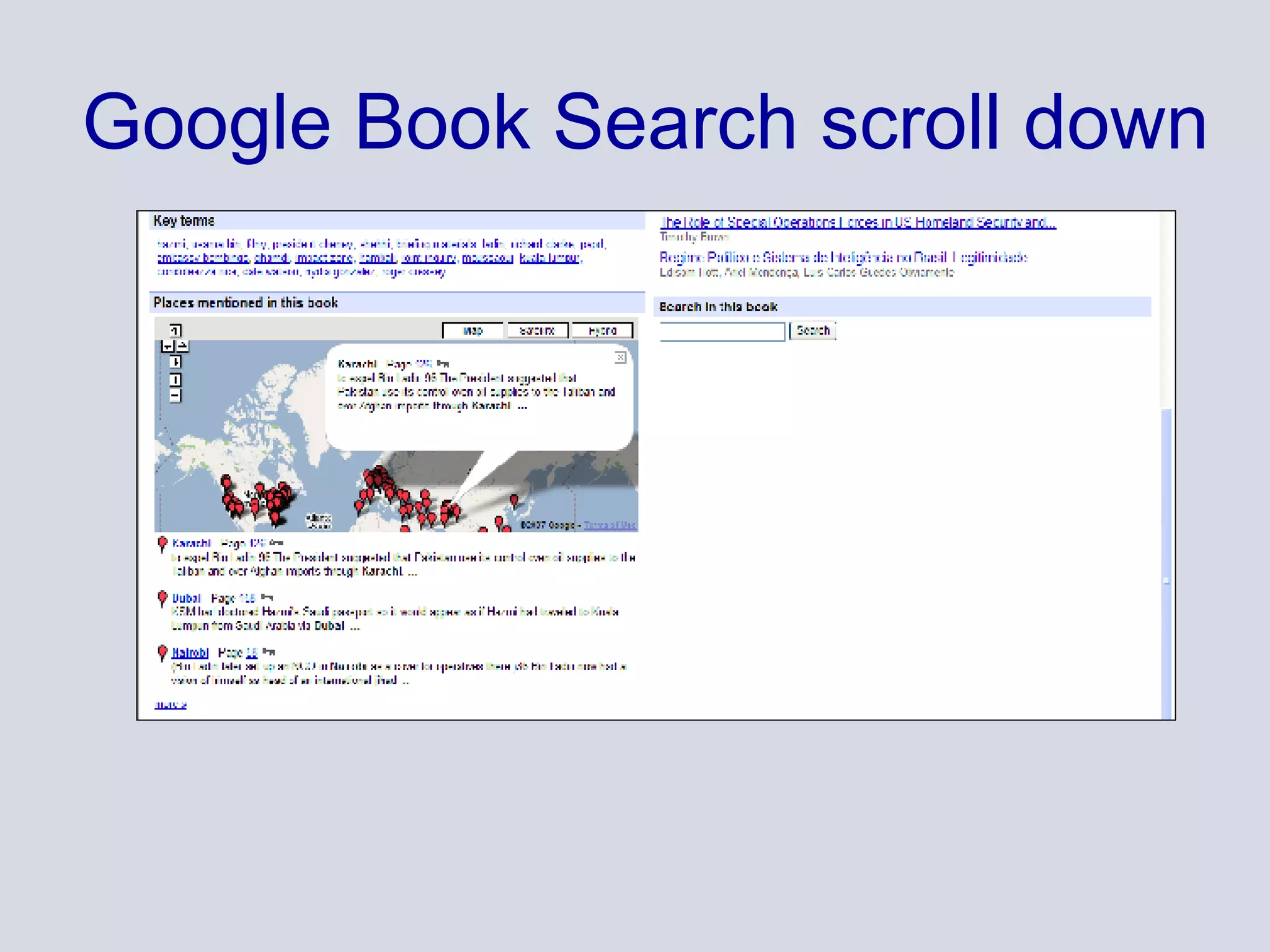 Google Book Search scroll down 