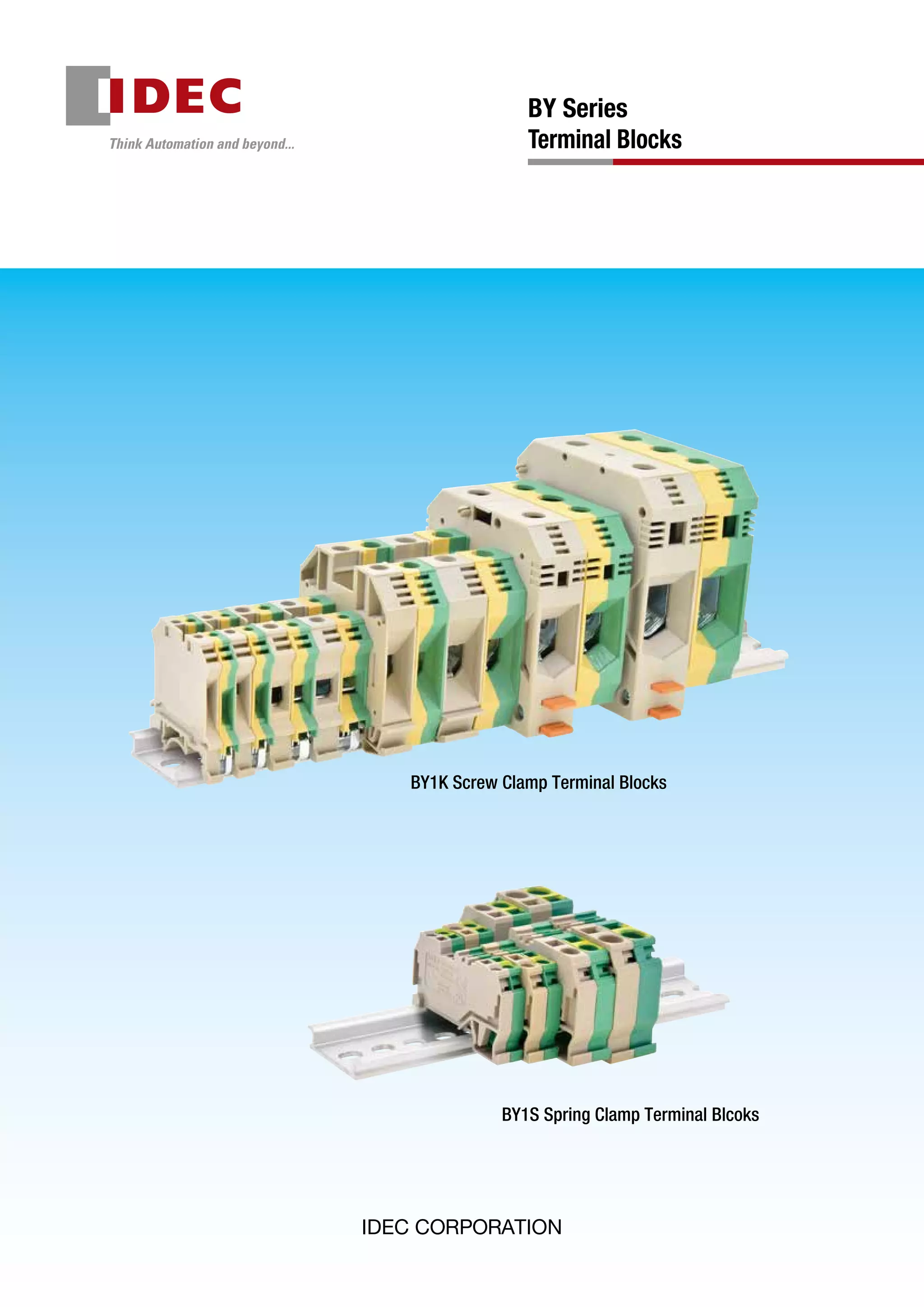 Catalog terminal Idec PDF