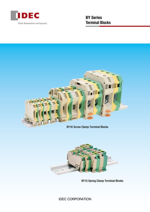 Catalog terminal Idec | PDF