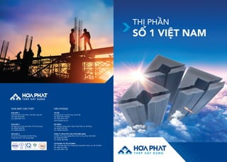 Catalog Thép Xây Dựng Hòa Phát - Thị Phần Số 1 Việt Nam