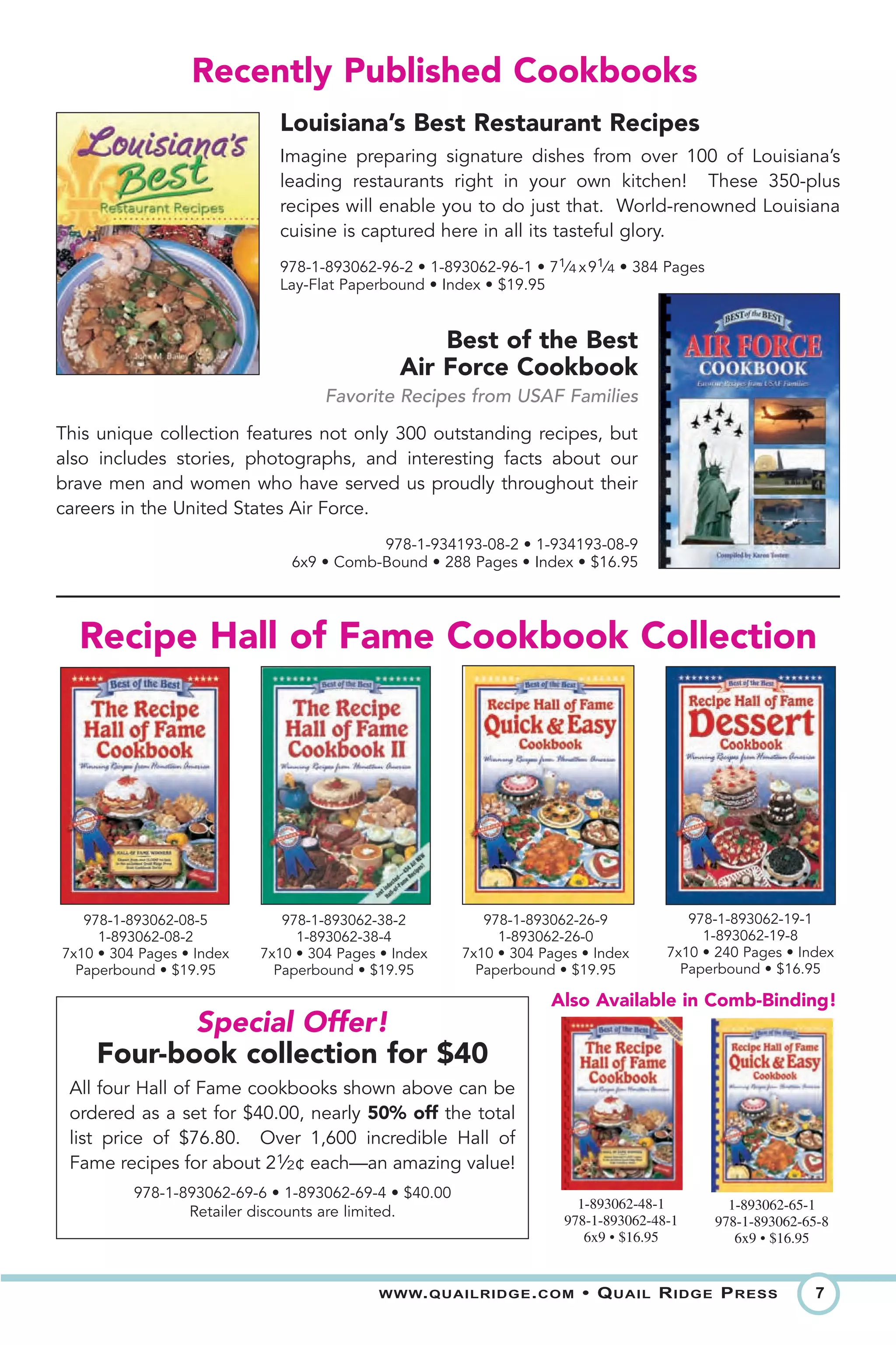 Quail Ridge Press Catalog 2008 PDF Desserts and Baking Food & Drink