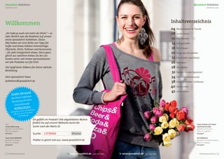 Spreadshirt Kollektion                                                                                                                                                          Spreadshirt Kollektion
Sommer 2011                                                                                                                                                                                     Sommer 2011




Willkommen                                                                                                                                                  Inhaltsverzeichnis
                                                                                                                                                            04   Modemarken & Trends
„Ihr habt ja noch viel mehr als Shirts“ – so                                                                                                                08   100% Deins
oder ähnlich war die Reaktion auf unsere
letzte Spreadshirt Kollektion. Dieses                                                                                                                       10   Für Männer
Mal haben wir eine Reihe von Tipps für                                                                                                                      14   Gut gerüstet
heiße und etwas kühlere Sommertage:
Oberteile, Shirts, Pullover und Accessoires                                                                                                                 16   Für Frauen
– für jede Gelegenheit etwas. Denn ganz                                                                                                                     20   Trag, was Du denkst
gleich aus welchem Anlass Du bei uns
kreativ wirst: wie immer personalisieren                                                                                                                    22   Für Kinder und Babys
wir alle Produkte nur für Dich.                                                                                                                             26   Monster!
Viel Spaß beim Stöbern für Deine nächste                                                                                                                    28   Für Aktive
Bestellung.
                                                                                                                                                            32   Farben für den Sommer!
Dein Spreadshirt-Team                                                                                                                                       34   Für Umweltbewusste
kollektion@spreadshirt.de                                                                                                                                   38   Shop-Betreiber: Grillwear

                                                                                                                                                            40   Hochzeiten

                     nd                                                                                                                                     42   Accessoires
        Gratis Versa
                     ächsten
        bei Deiner n
        Bestellung  mit dem
                        de:
           Gutscheinco
             KATALOGX11 llung
                  11, bei Beste
                        10.20
        (gültig bis 15.                   in
                            r ein Gutsche
            über 30 €, nu
                    pro   Bestellung)

                                               Dir gefällt ein Produkt? Alle abgebildeten Motive
                                               findest Du auf unserer Webseite durch die
Titel:                                                                                                                                                                             Frauen Pullover mit U-Boot-
Jersey-Sakko Georg                             Suche nach der Motiv ID.                                                                                                            Ausschnitt von Bella
gestaltet von maholoshirt                                                                                                                                                          gestaltet von franchie
Motiv ID: 13145369                                                                                                                                                                 Motiv ID: 13486058
ab 71,40 €                                     Suche: 13739454                      Suchen                                                                                         ab 37,95 €

Frauen Kleid FREDERIKE                                                                                                                                                             Bio-Stoﬀbeutel
gestaltet von Andy65                           Probier es gleich mal aus: www.spreadshirt.de                                                                                       gestaltet von Vollzeitmaedchen
Motiv ID: 12079659                                                                                                                                                                 Motiv ID: 13739454
ab 54,90 €                                                                                                                                                                         ab 14,90 €




2 | Inhaltsverzeichnis                                                          www.spreadshirt.de   your own label   www.spreadshirt.de   your own label                              Inhaltsverzeichnis | 3
 