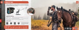 87
86
athlonoptics.com
RANGEFINDERS
|
MIDAS
G2
1
MILE
MIDAS G2 1 MILE
PRODUCT FEATURES
PRODUCT SPECIFICATION
RANGING
REFLECTIVE
RANGING
DEER ACCURACY
MAX ANGLE
READING MAGNIFICATION
OBJ. LENS
DIAMETER FOV
EYE
RELIEF
POWER
SUPPLY
1760 Y 800 Y ±0.5Y ±70º 6X 21 mm 6º 15 mm CR2-3V
OLED Illuminating Display, Five Illumination
Settings, Dual Units of Measurement (Y/M),
Angle Compensation Mode, Line of Sight
Mode, Scan Mode, Hunting and Golf Mode,
Diopter Adjustment
The fastest rangefinder in Athlon’s lineup! When seconds matter, you’ll only need to spare 1/10th of a second.
This Midas G2 1 Mile features a scan more providing nearinstantaneous feedback as you scan from target to
target. Capable of displaying true angle-compensated distances, including the ability to measure height and
line of sight distances to help you plan your next move.
RANGING MODES TO CHOOSE FROM
INCLINE ANGLE (T) MODE Displays the incline angle of your position to the target.
HORIZONTAL DISTANCE (H) MODE
Displays the angle compensated distance to the target. This is the primary mode used
by most hunters (Both bow and rifle).
VERTICAL DISTANCE (V) MODE Displays the vertical distance of your position to the target.
Midas G2 1 MILE - NEW
Line of Sight - 35.7 yds
M
A
I
N
D
I
S
P
L
A
Y
P
R
E
V
I
E
W
BEST
USED
FOR
VISIT THE
PRODUCT
PAGE
NEW
 