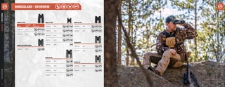 8
athlonoptics.com
BINOCULARS
|
OVERVIEW
BINOCULARS - OVERVIEW
9
CRONUS G2 UHD
MODEL
FOV @1000
YARDS
IDEAL
APPLICATION
15x56 mm 235 ft
10x42 mm 338 ft
CRONUS UHD RANGEFINDING
10x50 mm 338 ft
MIDAS G2 UHD
12x50 mm 281 ft
10x50 mm 341 ft
10x42 mm 341 ft
8x42 mm 426 ft
10x25 mm 285 ft
ARGOS G2 UHD
10x42 mm 319 ft
8x42 mm 371 ft
ARGOS G2 HD
12x50 mm 257 ft
10x50 mm 304 ft
10x42 mm 319 ft
8x42 mm 371 ft
TALOS G2 HD
10x42 mm 319 ft
8x42 mm 371 ft
NEOS G2 HD
10x42 mm 309 ft
8x42 mm 367 ft
 