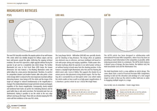 Scanning Reticle Catalog 2022 | Schmidt & Bender | Optics Trade | PDF