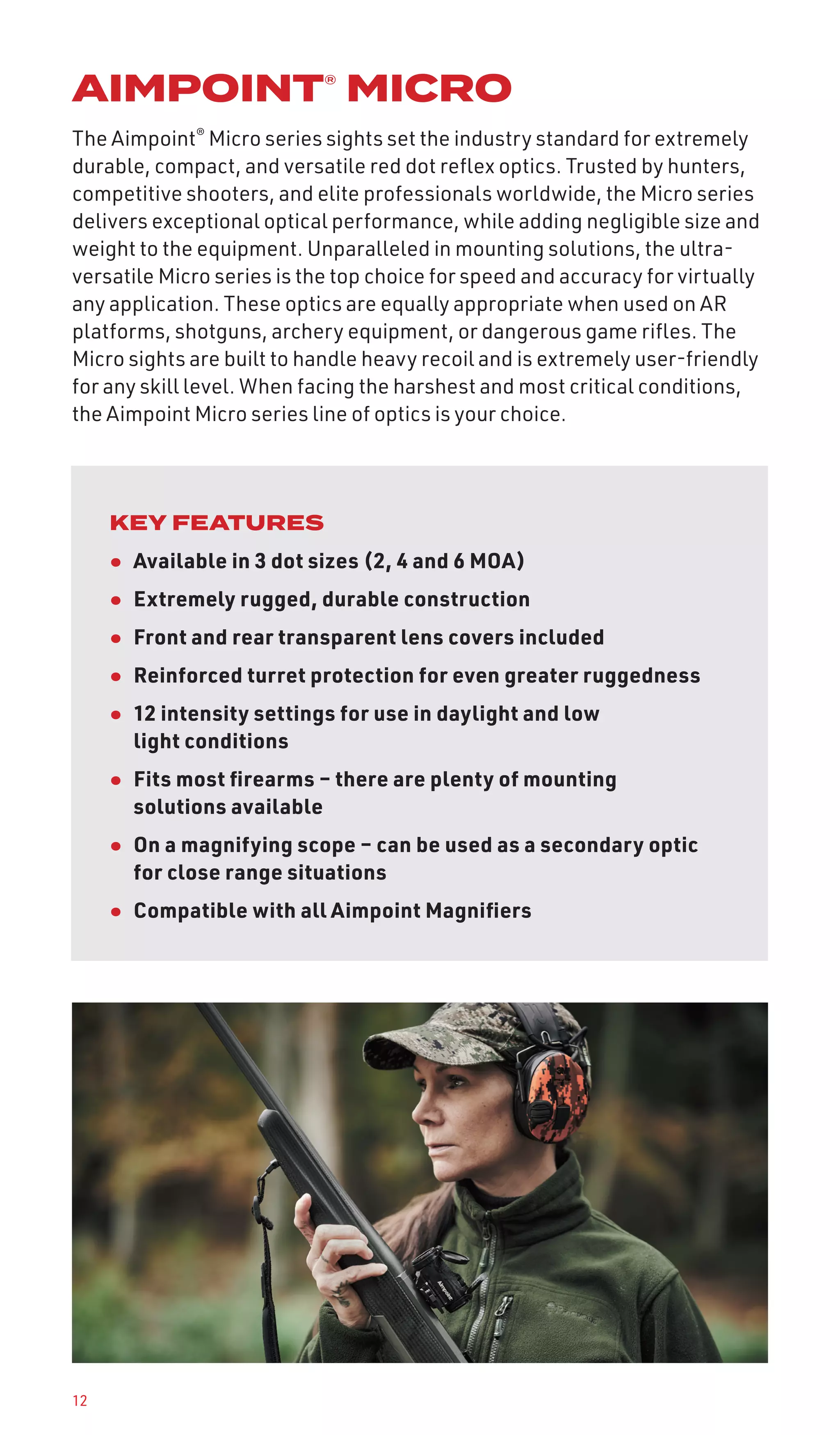 Aimpoint Return Form.pdf Red Dot Sights Catalog 2023 | Aimpoint | Optics Trade | PDF