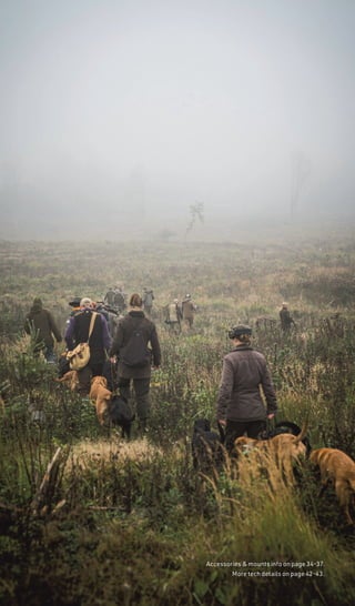 17
Accessories & mounts info on page 17-20.
More tech details on page 22-24.
Accessories & mounts info on page 34-37.
More tech details on page 42-43.
 