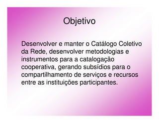 Catalogação Cooperativa