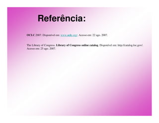 Catalogação Cooperativa (parte 2 - atualidade)