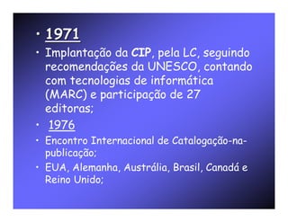 Catalogação da Publicação