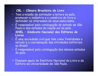 Catalogação da Publicação