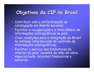 Catalogação da Publicação