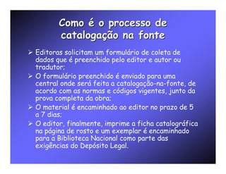 Catalogação da Publicação