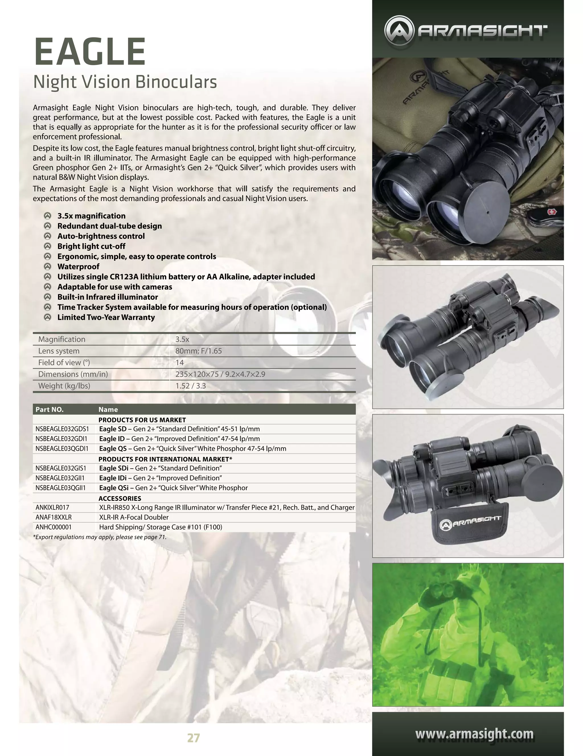 Catalog | Armasight | 2016 | Optics Trade | PDF