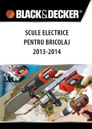 SCULE ELECTRICE
PENTRU BRICOLAJ
2013-2014
 
