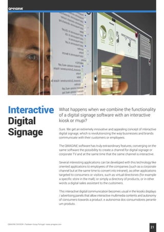 QMAGINE - Queue Management & Corporate TV | PDF