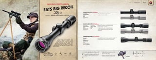 Reticles
• Compact, lightweight scopes with long eye relief
create the perfect platform for handgun hunting
• Double internal spring-tension system allows the
scope to hold zero through shock, recoil, and
vibrations
• Durable, stress-free, solid 1-piece outer tube
withstands shock and vibrations of even the
heaviest-recoiling calibers
• High-grade optical glass provides excellent
brightness and clarity and lasting durability
SeriesFeatures
HANDGUN SCOPE 2x20mm
HANDGUN SCOPE 3-12x32mm
• Most compact configuration in the product line
• Available with matte or nickel finish
• Large magnification extends your long-range shooting capability
• Parallax adjustment for improved accuracy at long distances
ITEM NUMBERS:
200218, 200229
RETICLE:
PLEX
MAIN TUBE SIZE:
1 in.
ITEM NUMBER:
200309
RETICLE:
BALLISTIC PLEX™
MAIN TUBE SIZE:
1 in.
ADJUSTABLE PARALLAX:
25 YDS. TO INFINITY
ITEM NUMBERS:
200291, 200298
RETICLE:
PLEX
HANDGUN SCOPE 2-7x32mm
• Variable 2-7x magnification offers greater field versatility
• Available with matte or nickel finish
• Available Posi-Lock™
system uses a retractable steel post
in addition to the springs of a conventional adjustment
system, to keep the point of aim firmly in place under the
harshest recoil
ITEM NUMBERS:
200279, 200299
RETICLE:
BALLISTIC PLEX™
MAIN TUBE SIZE:
1 in.
Ballistic Plex™ Plex
HANDGUN SCOPES SERIES
Like aH A P P Y - H O U R M O Z Z A R E L L A S T I C K .
Given handgun hunters employ some
seriously impressive calibers, these
exceptionally precise, durable and reliable
scopes are purpose built with superb recoil
absorption that retains scope accuracy. Multi-
coated lenses max out contrast in low-light,
eliminate glare, and offer long eye relief for quick
target acquisition.
EATS BIG RECOIL
POSI-LOCK™
WATERPROOF SHOCKPROOF FOGPROOF NITROGEN-FILLED
BURRISOPTICS.COM 37PageHUNT
 