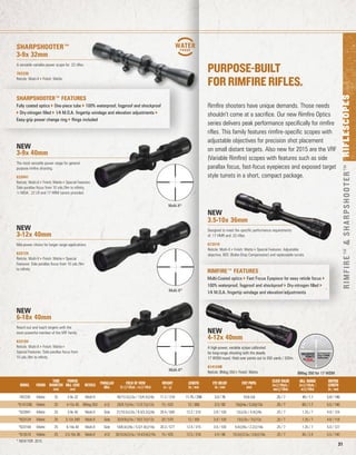 Catalog BUSHNELL Rifle Scopes | Optics Trade - 2015 | PDF
