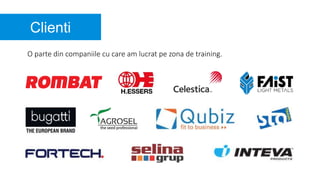 Clienti
O parte din companiile cu care am lucrat pe zona de training.
 