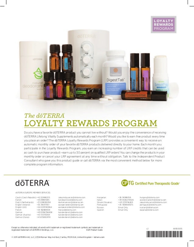 Catalog de Produse doTERRA
