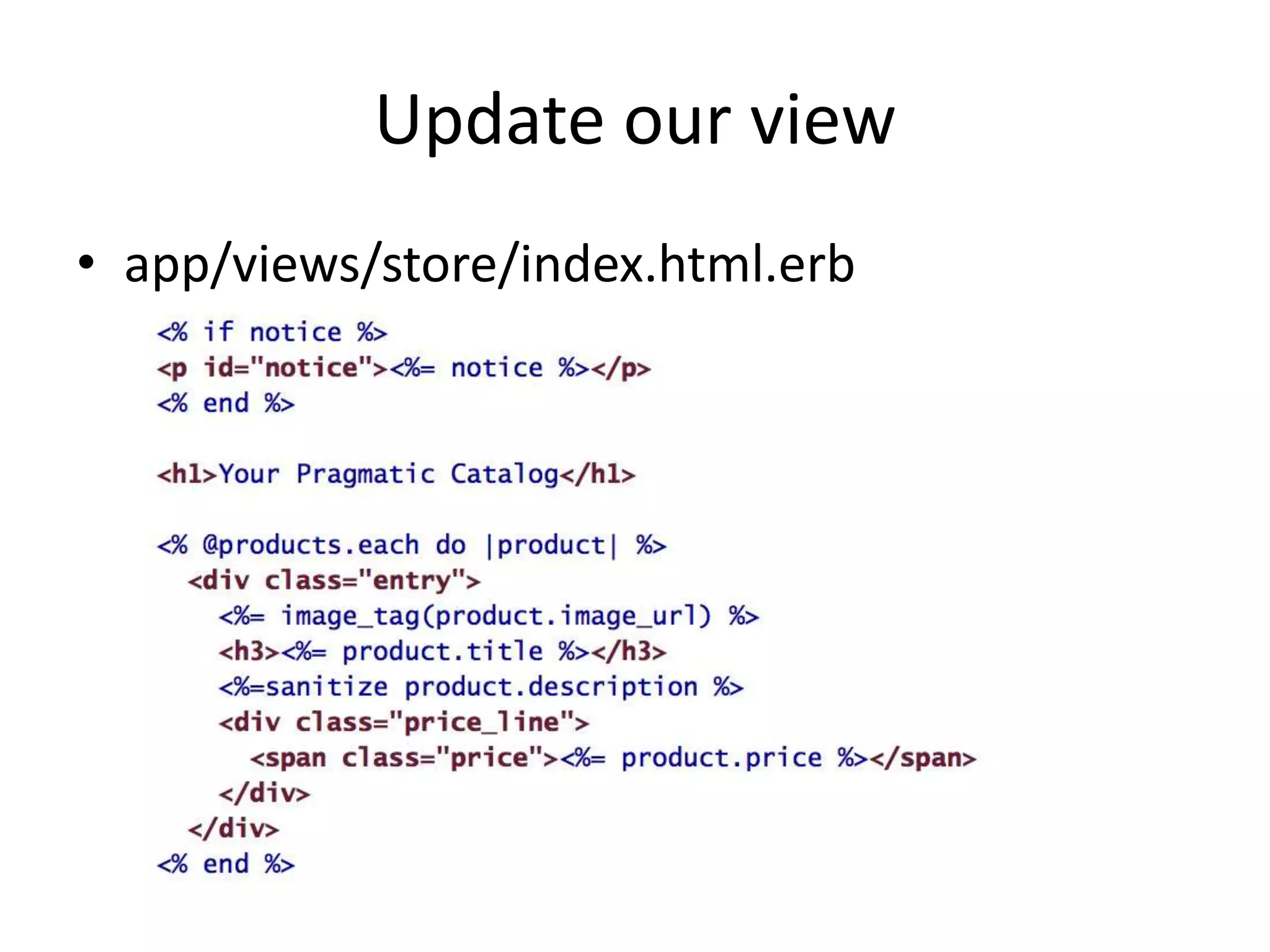 Update our viewapp/views/store/index.html.erb