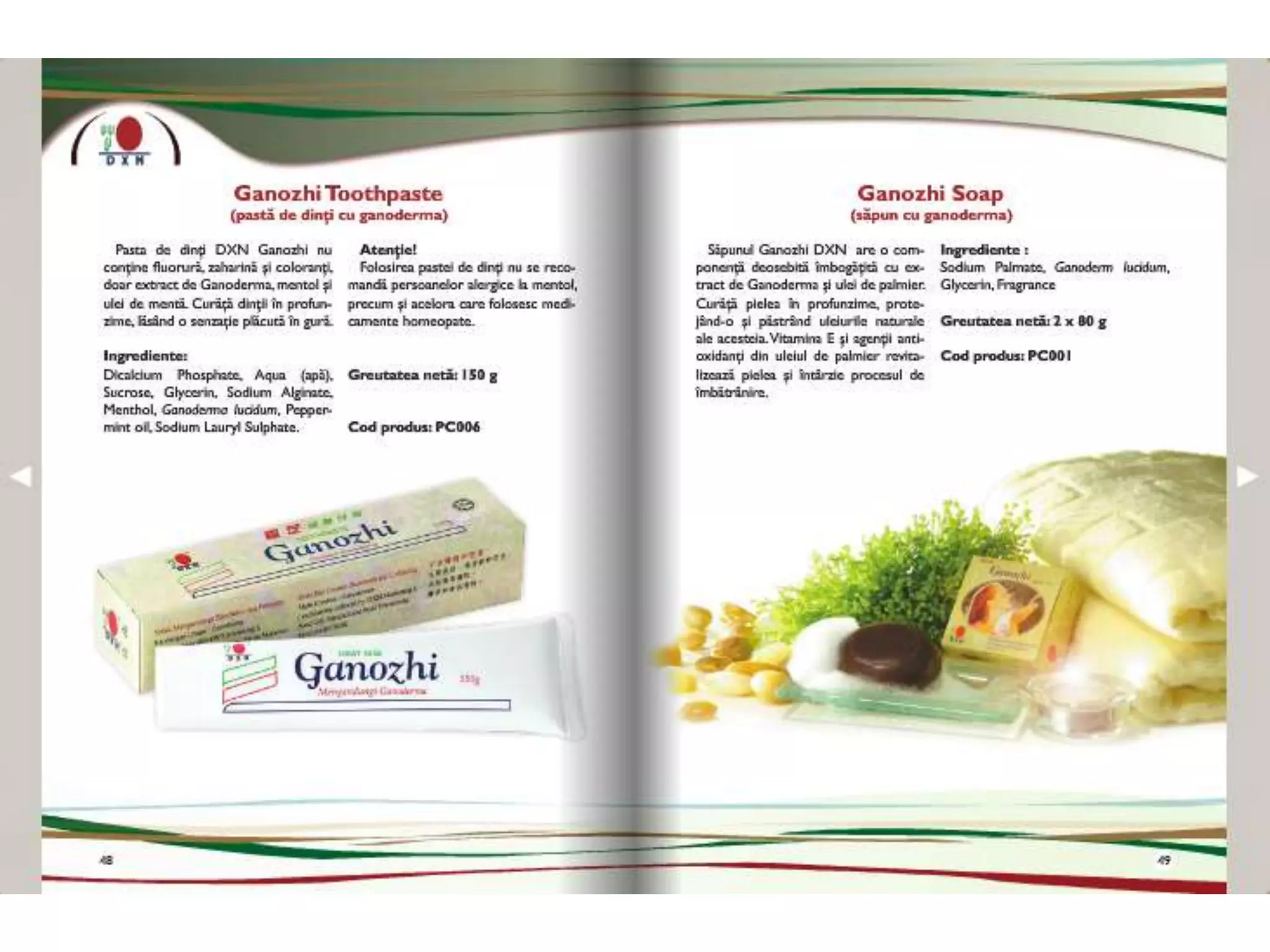 Catalog dxn produse cu ganoderma PPT