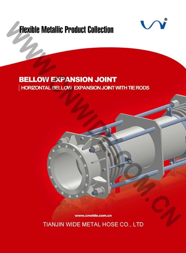 horizontal bellows expansion joint with tie rods PDF