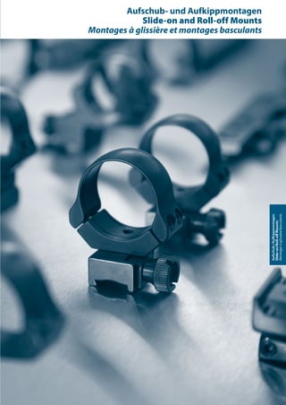 85
Aufschub-/Aufkippmontagen
Slide-on/Roll-oﬀMounts
Montagesàglissière/basculants
Aufschub- und Aufkippmontagen
Slide-on and Roll-off Mounts
Montages à glissière et montages basculants
 