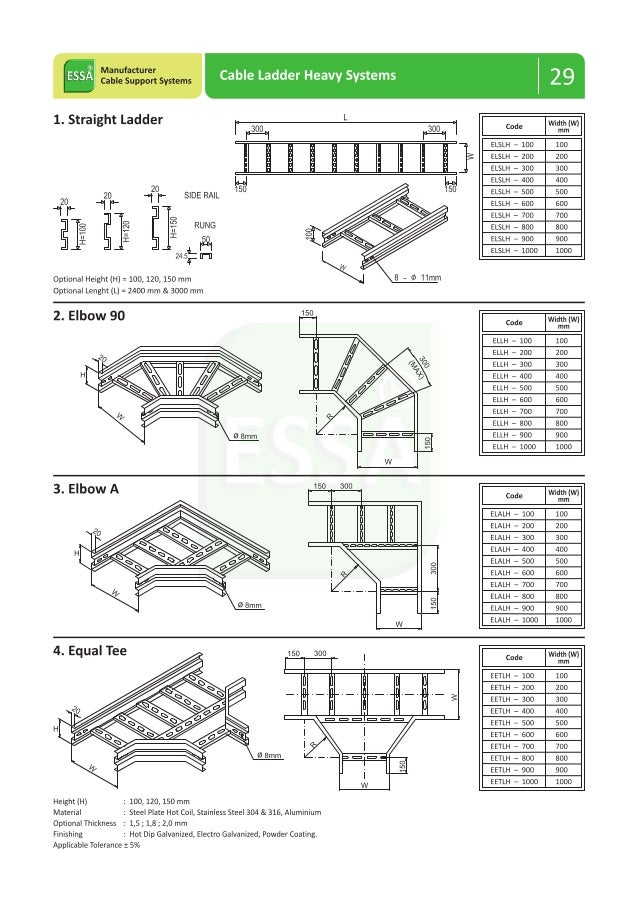 CABLE TRAY & LADDER CATALOG ESSA™