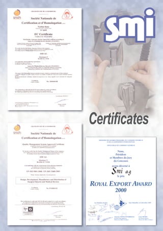 Certificates




1
 