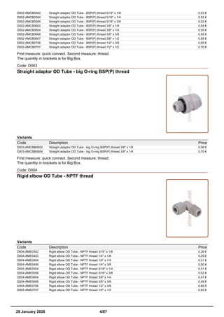 Fittings - DM fit quick fit catalog | PDF