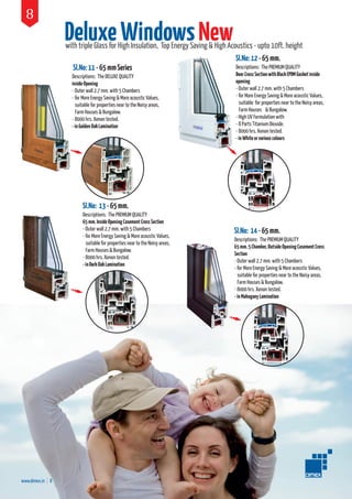 Dimex Catalog, Dimex uPVC Windows, uPVC Doors, Dimex uPVC Profiles | PDF