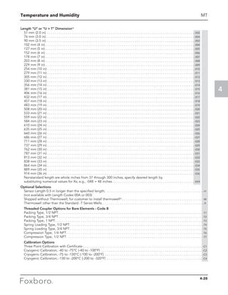 Temperature and Humidity
4
MT
Length “U” or “U + T” Dimension(c)
51 mm (2.0 in) . . . . . . . . . . . . . . . . . . . . . . . . . . . . . . . . . . . . . . . . . . . . . . . . . . . . . . . . . . . . . . . . . . . . . . . . . . . . . . .  -002
76 mm (3.0 in) . . . . . . . . . . . . . . . . . . . . . . . . . . . . . . . . . . . . . . . . . . . . . . . . . . . . . . . . . . . . . . . . . . . . . . . . . . . . . . .  -00A
90 mm (3.5 in) . . . . . . . . . . . . . . . . . . . . . . . . . . . . . . . . . . . . . . . . . . . . . . . . . . . . . . . . . . . . . . . . . . . . . . . . . . . . . . .  -003
102 mm (4 in) . . . . . . . . . . . . . . . . . . . . . . . . . . . . . . . . . . . . . . . . . . . . . . . . . . . . . . . . . . . . . . . . . . . . . . . . . . . . . . . .  -004
127 mm (5 in) . . . . . . . . . . . . . . . . . . . . . . . . . . . . . . . . . . . . . . . . . . . . . . . . . . . . . . . . . . . . . . . . . . . . . . . . . . . . . . . .  -005
152 mm (6 in) . . . . . . . . . . . . . . . . . . . . . . . . . . . . . . . . . . . . . . . . . . . . . . . . . . . . . . . . . . . . . . . . . . . . . . . . . . . . . . . .  -006
178 mm (7 in) . . . . . . . . . . . . . . . . . . . . . . . . . . . . . . . . . . . . . . . . . . . . . . . . . . . . . . . . . . . . . . . . . . . . . . . . . . . . . . . .  -007
203 mm (8 in) . . . . . . . . . . . . . . . . . . . . . . . . . . . . . . . . . . . . . . . . . . . . . . . . . . . . . . . . . . . . . . . . . . . . . . . . . . . . . . . .  -008
229 mm (9 in) . . . . . . . . . . . . . . . . . . . . . . . . . . . . . . . . . . . . . . . . . . . . . . . . . . . . . . . . . . . . . . . . . . . . . . . . . . . . . . . .  -009
254 mm (10 in) . . . . . . . . . . . . . . . . . . . . . . . . . . . . . . . . . . . . . . . . . . . . . . . . . . . . . . . . . . . . . . . . . . . . . . . . . . . . . . .  -010
279 mm (11 in) . . . . . . . . . . . . . . . . . . . . . . . . . . . . . . . . . . . . . . . . . . . . . . . . . . . . . . . . . . . . . . . . . . . . . . . . . . . . . . .  -011
305 mm (12 in) . . . . . . . . . . . . . . . . . . . . . . . . . . . . . . . . . . . . . . . . . . . . . . . . . . . . . . . . . . . . . . . . . . . . . . . . . . . . . . .  -012
330 mm (13 in) . . . . . . . . . . . . . . . . . . . . . . . . . . . . . . . . . . . . . . . . . . . . . . . . . . . . . . . . . . . . . . . . . . . . . . . . . . . . . . .  -013
356 mm (14 in) . . . . . . . . . . . . . . . . . . . . . . . . . . . . . . . . . . . . . . . . . . . . . . . . . . . . . . . . . . . . . . . . . . . . . . . . . . . . . . .  -014
381 mm (15 in) . . . . . . . . . . . . . . . . . . . . . . . . . . . . . . . . . . . . . . . . . . . . . . . . . . . . . . . . . . . . . . . . . . . . . . . . . . . . . . .  -015
406 mm (16 in) . . . . . . . . . . . . . . . . . . . . . . . . . . . . . . . . . . . . . . . . . . . . . . . . . . . . . . . . . . . . . . . . . . . . . . . . . . . . . . .  -016
432 mm (17 in) . . . . . . . . . . . . . . . . . . . . . . . . . . . . . . . . . . . . . . . . . . . . . . . . . . . . . . . . . . . . . . . . . . . . . . . . . . . . . . .  -017
457 mm (18 in) . . . . . . . . . . . . . . . . . . . . . . . . . . . . . . . . . . . . . . . . . . . . . . . . . . . . . . . . . . . . . . . . . . . . . . . . . . . . . . .  -018
483 mm (19 in) . . . . . . . . . . . . . . . . . . . . . . . . . . . . . . . . . . . . . . . . . . . . . . . . . . . . . . . . . . . . . . . . . . . . . . . . . . . . . . .  -019
508 mm (20 in) . . . . . . . . . . . . . . . . . . . . . . . . . . . . . . . . . . . . . . . . . . . . . . . . . . . . . . . . . . . . . . . . . . . . . . . . . . . . . . .  -020
533 mm (21 in) . . . . . . . . . . . . . . . . . . . . . . . . . . . . . . . . . . . . . . . . . . . . . . . . . . . . . . . . . . . . . . . . . . . . . . . . . . . . . . .  -021
559 mm (22 in) . . . . . . . . . . . . . . . . . . . . . . . . . . . . . . . . . . . . . . . . . . . . . . . . . . . . . . . . . . . . . . . . . . . . . . . . . . . . . . .  -022
584 mm (23 in) . . . . . . . . . . . . . . . . . . . . . . . . . . . . . . . . . . . . . . . . . . . . . . . . . . . . . . . . . . . . . . . . . . . . . . . . . . . . . . .  -023
610 mm (24 in) . . . . . . . . . . . . . . . . . . . . . . . . . . . . . . . . . . . . . . . . . . . . . . . . . . . . . . . . . . . . . . . . . . . . . . . . . . . . . . .  -024
635 mm (25 in) . . . . . . . . . . . . . . . . . . . . . . . . . . . . . . . . . . . . . . . . . . . . . . . . . . . . . . . . . . . . . . . . . . . . . . . . . . . . . . .  -025
660 mm (26 in) . . . . . . . . . . . . . . . . . . . . . . . . . . . . . . . . . . . . . . . . . . . . . . . . . . . . . . . . . . . . . . . . . . . . . . . . . . . . . . .  -026
686 mm (27 in) . . . . . . . . . . . . . . . . . . . . . . . . . . . . . . . . . . . . . . . . . . . . . . . . . . . . . . . . . . . . . . . . . . . . . . . . . . . . . . .  -027
711 mm (28 in) . . . . . . . . . . . . . . . . . . . . . . . . . . . . . . . . . . . . . . . . . . . . . . . . . . . . . . . . . . . . . . . . . . . . . . . . . . . . . . .  -028
737 mm (29 in) . . . . . . . . . . . . . . . . . . . . . . . . . . . . . . . . . . . . . . . . . . . . . . . . . . . . . . . . . . . . . . . . . . . . . . . . . . . . . . .  -029
762 mm (30 in) . . . . . . . . . . . . . . . . . . . . . . . . . . . . . . . . . . . . . . . . . . . . . . . . . . . . . . . . . . . . . . . . . . . . . . . . . . . . . . .  -030
787 mm (31 in) . . . . . . . . . . . . . . . . . . . . . . . . . . . . . . . . . . . . . . . . . . . . . . . . . . . . . . . . . . . . . . . . . . . . . . . . . . . . . . .  -031
813 mm (32 in) . . . . . . . . . . . . . . . . . . . . . . . . . . . . . . . . . . . . . . . . . . . . . . . . . . . . . . . . . . . . . . . . . . . . . . . . . . . . . . .  -032
838 mm (33 in) . . . . . . . . . . . . . . . . . . . . . . . . . . . . . . . . . . . . . . . . . . . . . . . . . . . . . . . . . . . . . . . . . . . . . . . . . . . . . . .  -033
864 mm (34 in) . . . . . . . . . . . . . . . . . . . . . . . . . . . . . . . . . . . . . . . . . . . . . . . . . . . . . . . . . . . . . . . . . . . . . . . . . . . . . . .  -034
889 mm (35 in) . . . . . . . . . . . . . . . . . . . . . . . . . . . . . . . . . . . . . . . . . . . . . . . . . . . . . . . . . . . . . . . . . . . . . . . . . . . . . . .  -035
914 mm (36 in) . . . . . . . . . . . . . . . . . . . . . . . . . . . . . . . . . . . . . . . . . . . . . . . . . . . . . . . . . . . . . . . . . . . . . . . . . . . . . . .  -036
Nonstandard length are whole inches from 37 through 300 inches; specify desired length by
substituting numerical values for Xs; e.g., -048 = 48 inches  . . . . . . . . . . . . . . . . . . . . . . . . . . . . . . . . . . . . . . . . . . . -XXX
Optional Selections
Sensor Length 0.5 in longer than the specified length;  . . . . . . . . . . . . . . . . . . . . . . . . . . . . . . . . . . . . . . . . . . . . . . . . . . . . -H
(not available with Length Codes 00A or 003)
Shipped without Thermowell; for customer to install thermowell(e)
 . . . . . . . . . . . . . . . . . . . . . . . . . . . . . . . . . . . . . . . . . . . -W
Thermowell other than the Standard -T Series Wells . . . . . . . . . . . . . . . . . . . . . . . . . . . . . . . . . . . . . . . . . . . . . . . . . . . . . . -X
Threaded Coupler Options for Bare Elements - Code B
Packing Type, 1/2 NPT  . . . . . . . . . . . . . . . . . . . . . . . . . . . . . . . . . . . . . . . . . . . . . . . . . . . . . . . . . . . . . . . . . . . . . . . . . . . . . -T1
Packing Type, 3/4 NPT  . . . . . . . . . . . . . . . . . . . . . . . . . . . . . . . . . . . . . . . . . . . . . . . . . . . . . . . . . . . . . . . . . . . . . . . . . . . . . -T2
Packing Type, 1 NPT . . . . . . . . . . . . . . . . . . . . . . . . . . . . . . . . . . . . . . . . . . . . . . . . . . . . . . . . . . . . . . . . . . . . . . . . . . . . . . . -T3
Spring Loading Type, 1/2 NPT . . . . . . . . . . . . . . . . . . . . . . . . . . . . . . . . . . . . . . . . . . . . . . . . . . . . . . . . . . . . . . . . . . . . . . . -T4
Spring Loading Type, 3/4 NPT . . . . . . . . . . . . . . . . . . . . . . . . . . . . . . . . . . . . . . . . . . . . . . . . . . . . . . . . . . . . . . . . . . . . . . . -T5
Compression Type, 1/4 NPT . . . . . . . . . . . . . . . . . . . . . . . . . . . . . . . . . . . . . . . . . . . . . . . . . . . . . . . . . . . . . . . . . . . . . . . . . -T6
Compression Type, 1/2 NPT . . . . . . . . . . . . . . . . . . . . . . . . . . . . . . . . . . . . . . . . . . . . . . . . . . . . . . . . . . . . . . . . . . . . . . . . . -T7
Calibration Options
Three Point Calibration with Certificate  . . . . . . . . . . . . . . . . . . . . . . . . . . . . . . . . . . . . . . . . . . . . . . . . . . . . . . . . . . . . . . . . -C1
Cryogenic Calibration; -40 to -75°C (-40 to -100°F) . . . . . . . . . . . . . . . . . . . . . . . . . . . . . . . . . . . . . . . . . . . . . . . . . . . . . . . -C2
Cryogenic Calibration; -75 to -130°C (-100 to -200°F) . . . . . . . . . . . . . . . . . . . . . . . . . . . . . . . . . . . . . . . . . . . . . . . . . . . . . -C3
Cryogenic Calibration; -130 to -200°C (-200 to -320°F) . . . . . . . . . . . . . . . . . . . . . . . . . . . . . . . . . . . . . . . . . . . . . . . . . . . . -C4
4-20
 