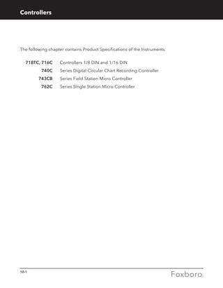 Foxboro Measurement and Control Instruments