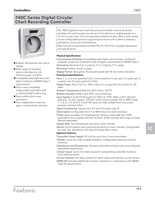 Foxboro Measurement and Control Instruments